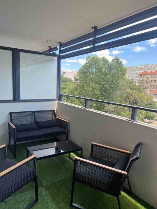 10 Min Du Centre-Ville Terrasse Avec Vue + Parking Marseille Exterior photo